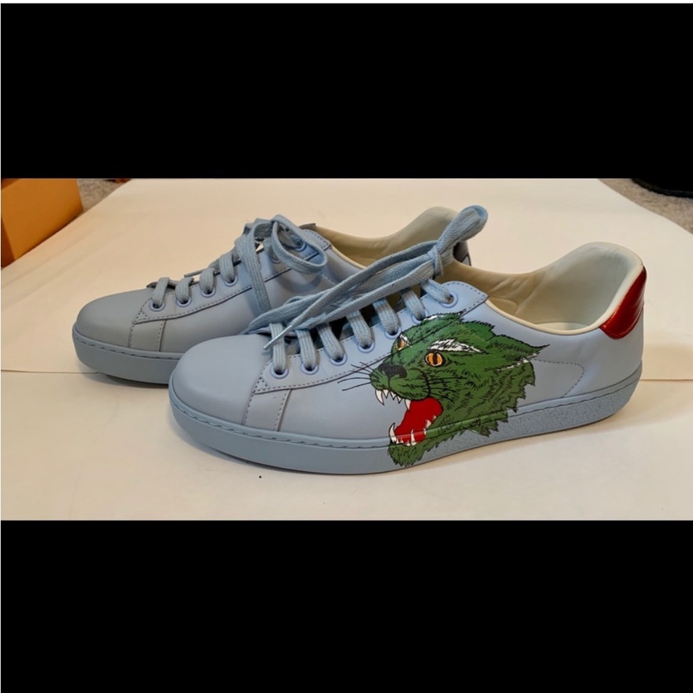Gucci Ace sneaker light blue